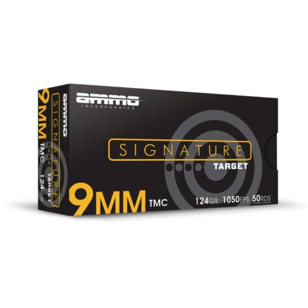 Ammo Inc Signature Handgun Ammunition 9mm Luger 124gr TMJ 50/ct - Precision Shot Firearms
