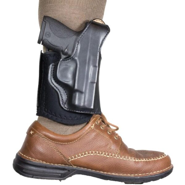 DeSantis #014 Die Hard Ankle Rig Holster for Glock 43 Black RH - Precision Shot Firearms