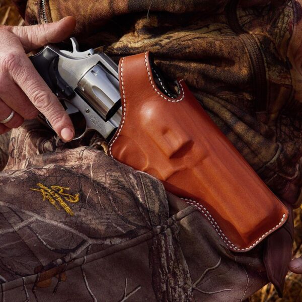Desantis #016 Dual Angle Hunter Holster for S&W L Frame 6" Tan LH - Precision Shot Firearms