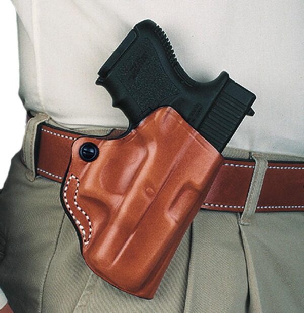 DeSantis Style 019 Mini Scabbard S&W J Frame Taurus 85 Tan RH - Precision Shot Firearms
