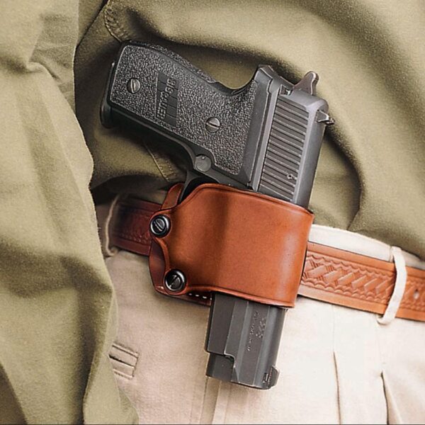 DeSantis #023 Yaqui Slide Holster for Most Double Action Autos Tan RH - Precision Shot Firearms
