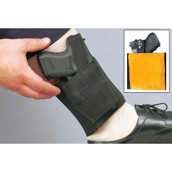 DeSantis Apache Ankle Rig Holster for Most Medium Autos Black RH - Precision Shot Firearms