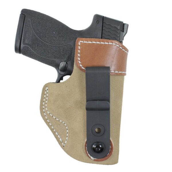 DeSantis Sof-Tuck Holster for S&W J Frames Natural Suede RH - Precision Shot Firearms
