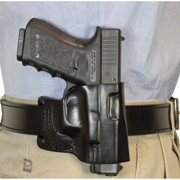 DeSantis E-GAT Slide Holster for Glock 43 Black RH - Precision Shot Firearms