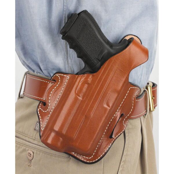 Desantis Tac-Lite OWB Holster for Glock 17/22/31 with Surefire X300 Tan RH - Precision Shot Firearms
