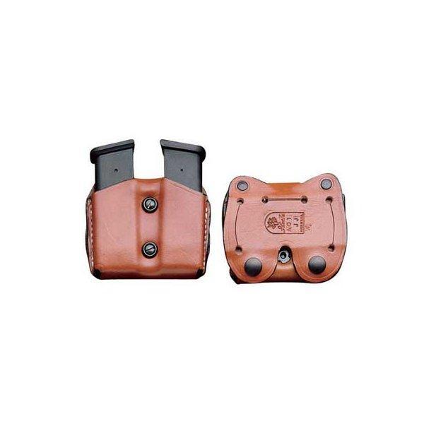 Desantis Double Magazine Pouch for Glock 43 Tan - Precision Shot Firearms