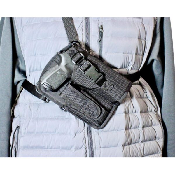 DeSantis #072 Yukon Hunting Rig Holster for Most Large Semi-Autos Black RH - Precision Shot Firearms