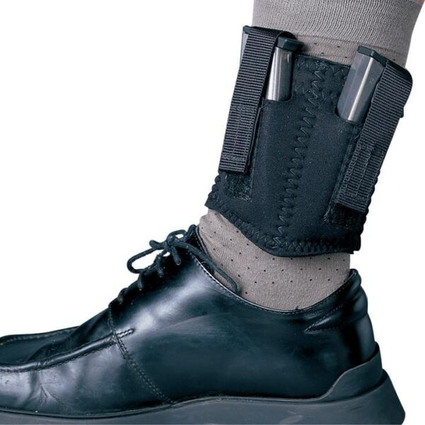DeSantis Neoprene Ankle Double Magazine Holster Black Ambi - Precision Shot Firearms