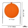 Do-All Outdoors Great Big Gong Show .177/.22 Cal Target 14" - Precision Shot Firearms