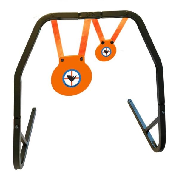 Do All Outdoors High Caliber 20Target Steel Gong Stand Orange - Precision Shot Firearms