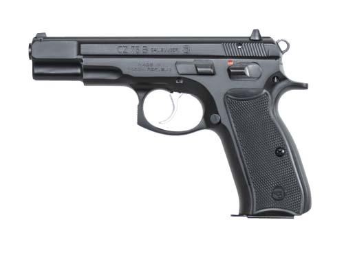 CZ-USA 75 B Handgun 9mm Luger 10rd Magazine 4.6" Barrel Black - Precision Shot Firearms