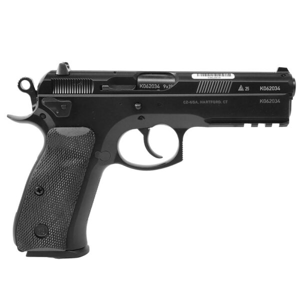 CZ USA CZ 75 SP-01 Tactical 50th Anniversary Elite Handgun 9mm Luger 10rd Magazines (2) 4.6" Barrel Black - Precision Shot Firearms