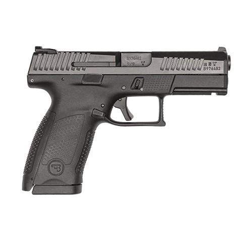 CZ P-10 C 9mm Luger 10rd Magazine 4" Barrel Black Reversible Magazine Catch - Precision Shot Firearms