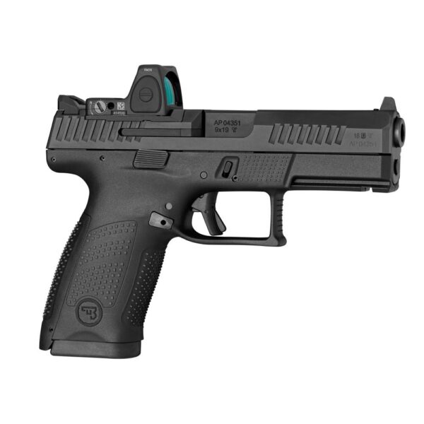 CZ USA P-10 C Handgun 9mm Luger 10rd Magazine 4" Barrel Black Optic Ready Fixed Sights - Precision Shot Firearms