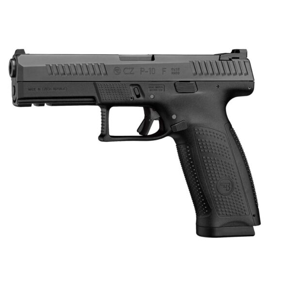 CZ-USA P-10 F Full Size Handgun 9mm Luger 10rd Magazine 4.5" Barrel Black - Precision Shot Firearms