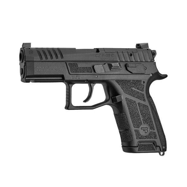 CZ USA P-09 Compact NOCTURNE Handgun 9mm Luger 10rd Magazine 3.74" Barrel Black - Precision Shot Firearms