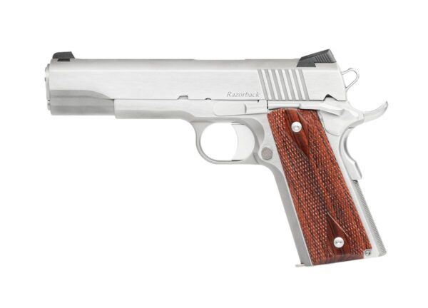 Dan Wesson 1911 Razorback Handgun 10mm Auto 8rd Magazine 5" Barrel Stainless - Precision Shot Firearms
