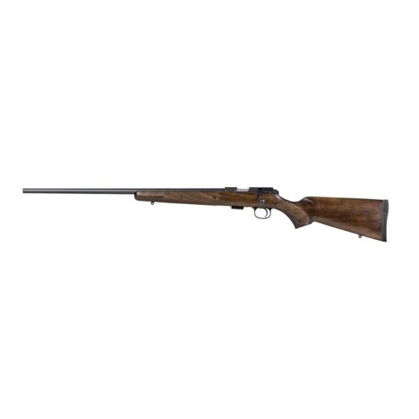 CZ USA 457 American Left-Hand Rifle .22 LR 5rd Magazine 24.8" Barrel Walnut - Precision Shot Firearms
