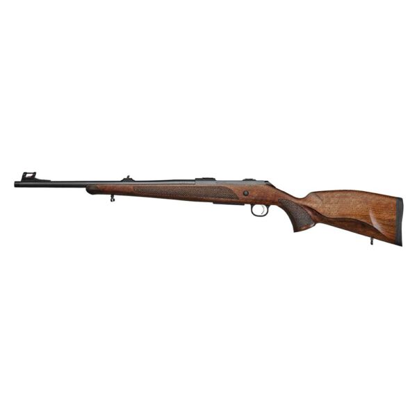 CZ 600 ST3 LUX Rifle .30-06 5rd Magazine 20" Threaded Barrel Walnut Stock Adjustable Rear/Fiber Optic Front Sights - Precision Shot Firearms
