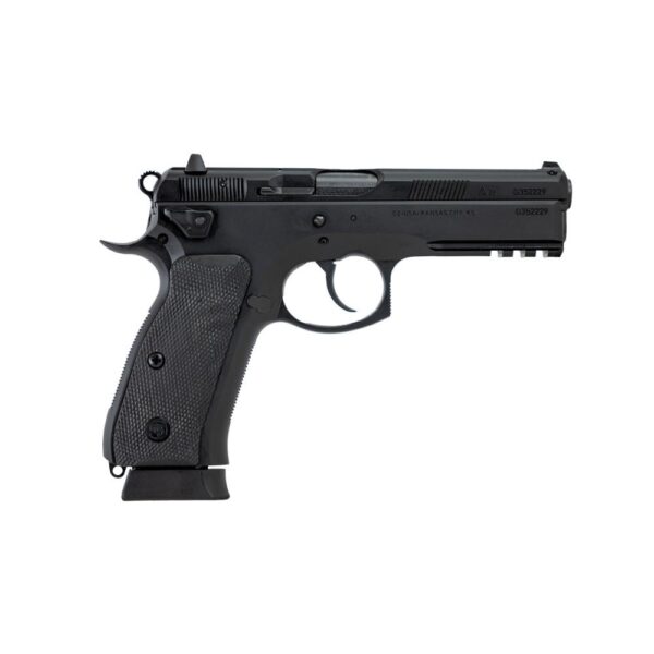 CZ USA 75 SP-01 Tactical Handgun 9mm Luger 10rd Magazine 4.6" Barrel Black Ambi Decocker - Precision Shot Firearms