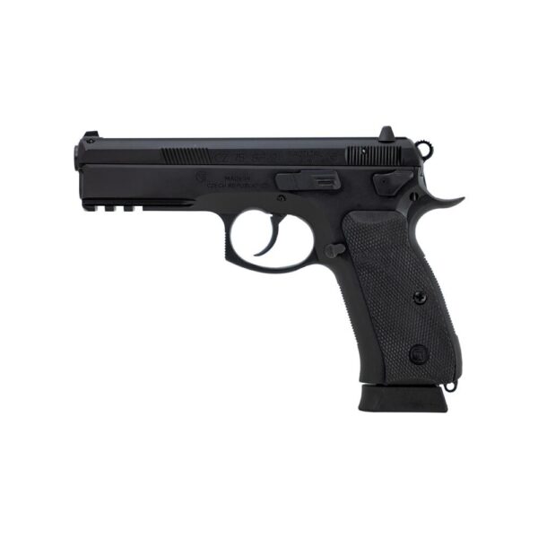 CZ USA 75 SP-01 Tactical Handgun 9mm Luger 10rd Magazine 4.6" Barrel Black Ambi Decocker - Precision Shot Firearms