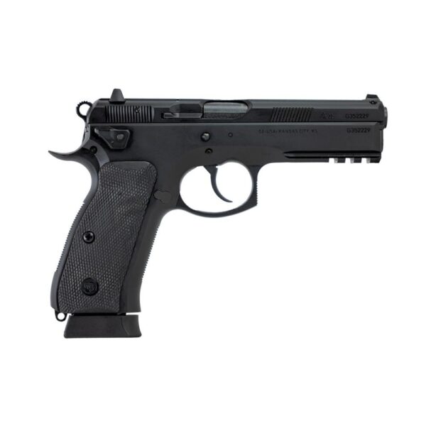 CZ-USA 75 SP-01 Tactical Handgun 9mm Luger 19rd Magazine 4.6" Barrel Black Ambi Decocker - Precision Shot Firearms