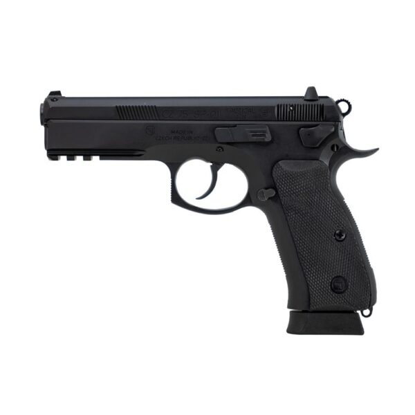 CZ-USA 75 SP-01 Tactical Handgun 9mm Luger 19rd Magazine 4.6" Barrel Black Ambi Decocker - Precision Shot Firearms