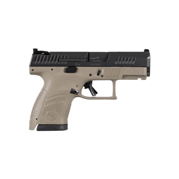 CZ P10 SubCompact Handgun 9mm Luger 12rd Magazine 3.5" Barrel FDE Fixed Sights - Precision Shot Firearms