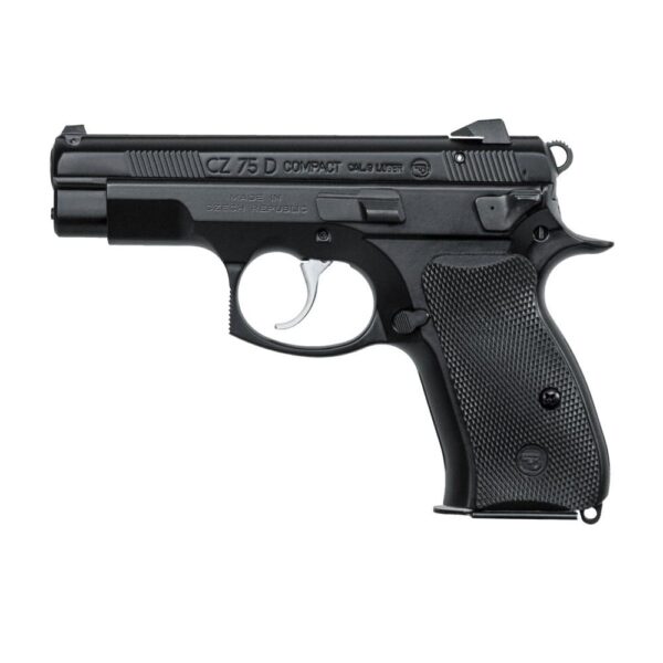 CZ-USA 75 D PCR Compact Handgun 9mm Luger 15rd Magazine 3.75" Barrel Black - Precision Shot Firearms