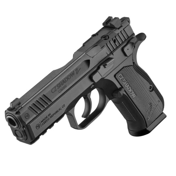 CZ USA Shadow 2 Carry OR Handgun 9mm Luger 15rd Magazine 4" Barrel Black - Precision Shot Firearms