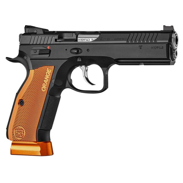 CZ USA Shadow 2 Handgun 9mm Luger 19rd Magazines (3) 4.89" Barrel Black with Orange Optics Ready - Precision Shot Firearms
