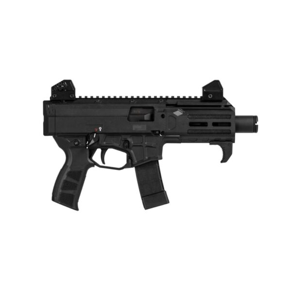 CZ Scorpion 3+ Micro Handgun 9mm Luger 20rd Magazines (5) 4.2" 1/2x28 Threaded Barrel Black with QD Sling Mount - Precision Shot Firearms