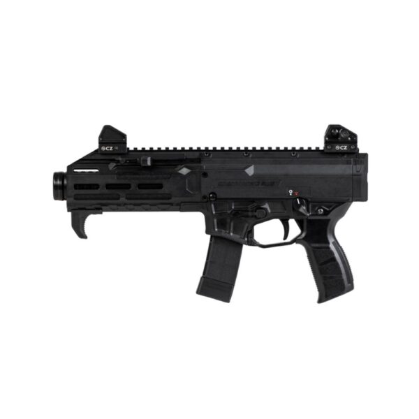 CZ USA Scorpion 3+ Handgun 9mm Luger 20rd Magazines (5) 7.8" 1/2x28 Threaded Barrel Black with QD Sling Mount - Precision Shot Firearms