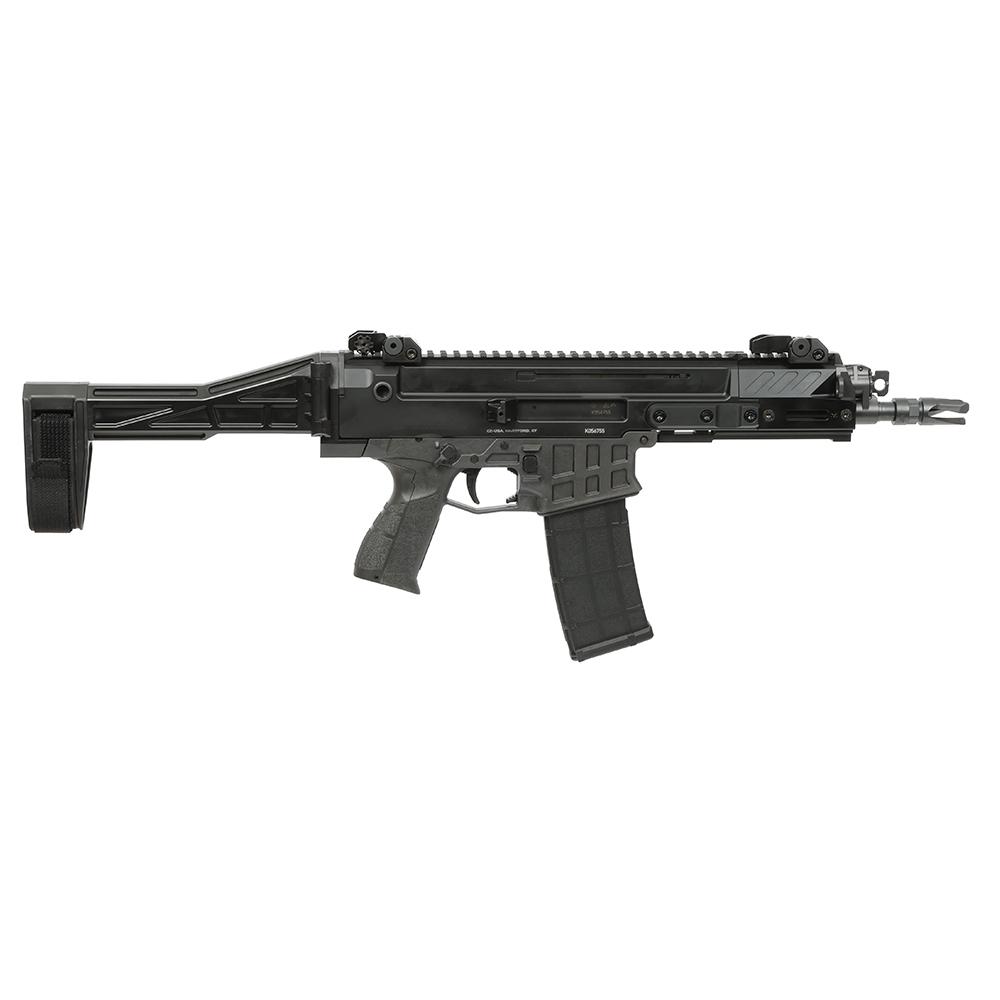 CZ USA Bren 2 MS Handgun 5.56 30rd Magazine 8" 1/2x28 Threaded Barrel Black with SB Tactical Brace - Precision Shot Firearms