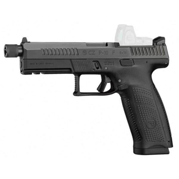 CZ USA P-10 F Handgun 9mm Luger 21rd Magazine 5.1" Threaded Barrel Black Optics Ready Suppressor Ready - Precision Shot Firearms