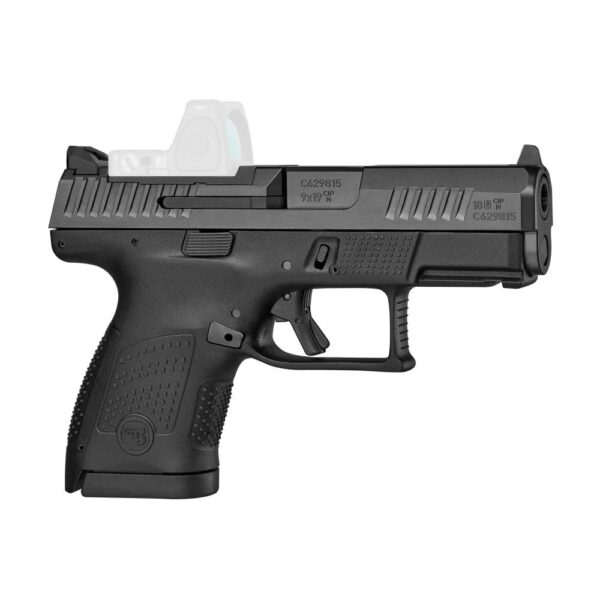 CZ USA P-10 S Handgun 9mm Luger 12rd Magazine 3.5" Barrel Black Optic Ready Fixed Sights - Precision Shot Firearms