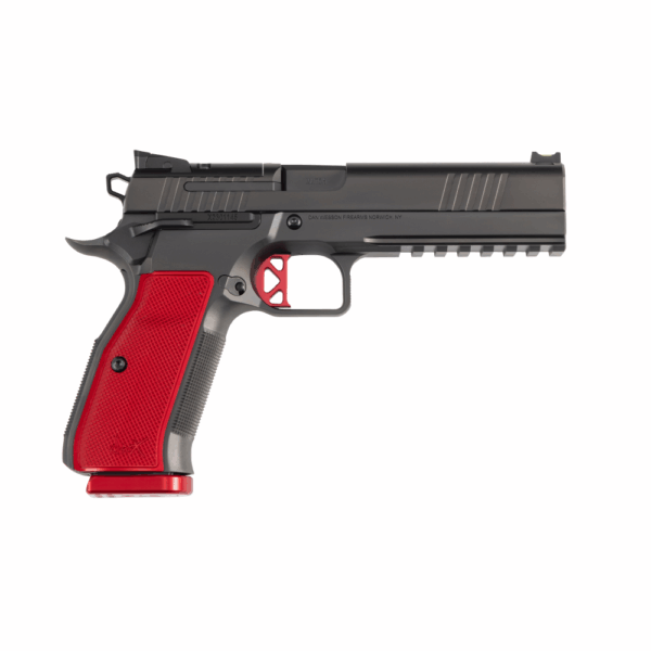 CZ USA Dan Wesson DWX Handgun 9mm Luger 19rd Magazine 5" Barrel Black with Red Grips - Precision Shot Firearms