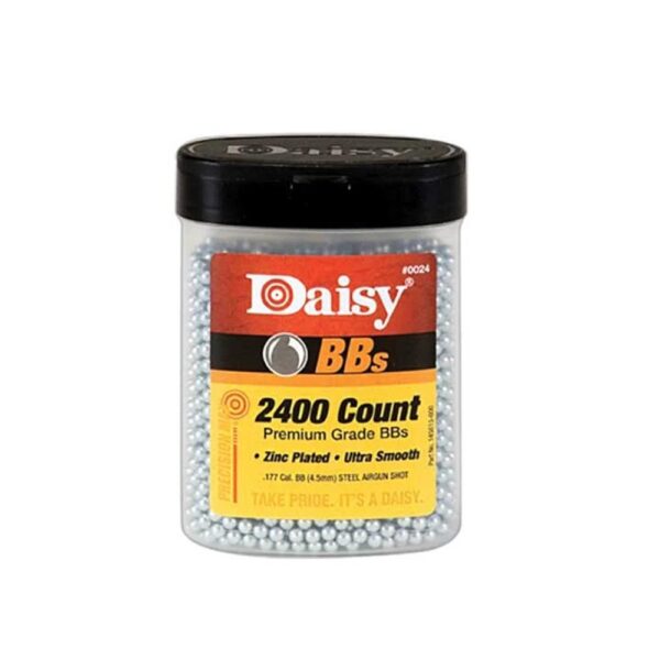 Daisy PrecisionMax .177 BB Zinc-Plated Steel 2400/ct Bottle - Precision Shot Firearms