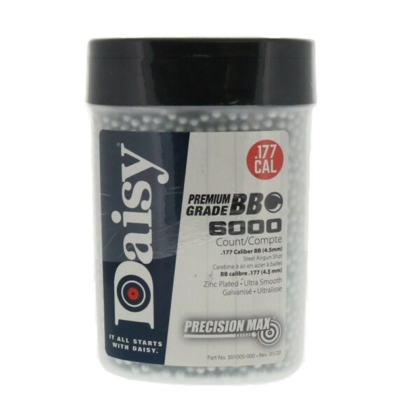 Daisy PrecisionMax Airgun BBs .177 cal 6000/ct - Precision Shot Firearms