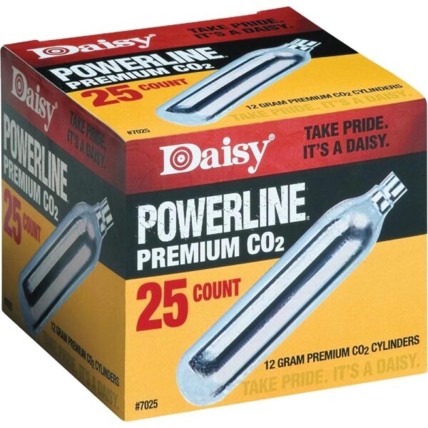 Daisy Powerline Co2 Cylinders 25/ct Boxed - Precision Shot Firearms