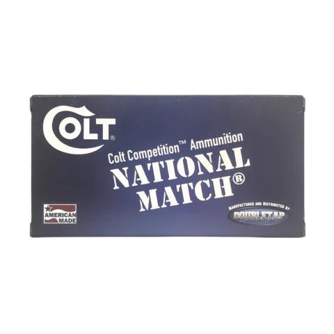 Double Tap Colt National Match Handgun Ammunition 10mm Auto 180gr FMJ 1140 fps 50/ct - Precision Shot Firearms