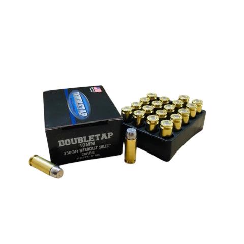 Double Tap Hardcast Solid Handgun Ammunition 10mm Auto 230gr WFNGC 1120 fps 20/ct - Precision Shot Firearms