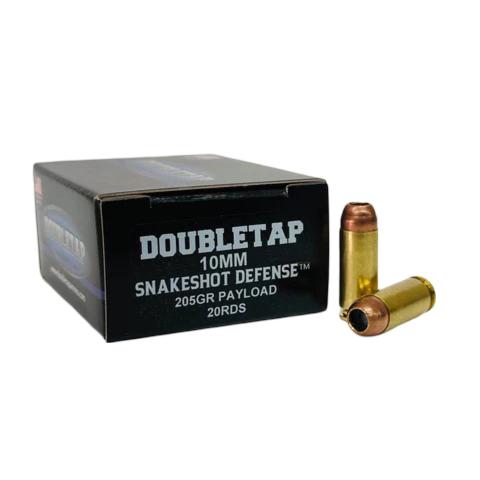 Double Tap DT SnakeShot Defense Ammunition 10mm Auto 135gr+#9 JHP 20/ct - Precision Shot Firearms