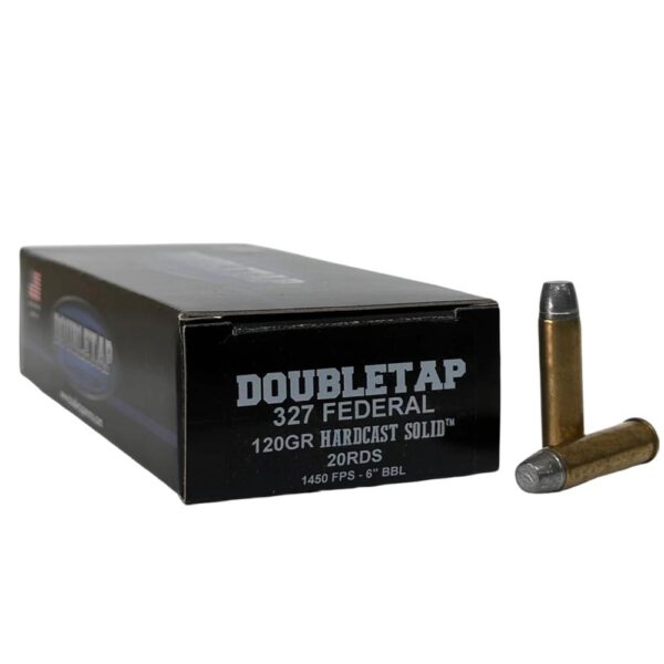 Double Tap Hardcast Solid Handgun Ammunition .327 Fed Mag 120gr WFNGC 1250 fps 20/ct - Precision Shot Firearms