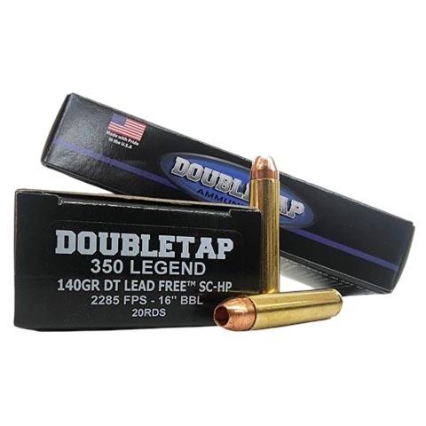 Double Tap DT Lead Free Rifle Ammunition 350 Legend 140gr SC-HP 2285 fps 20/ct - Precision Shot Firearms