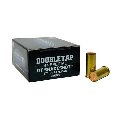 Double Tap DT Snakeshot Handgun Ammunition 44 Spl 70gr #9 1000 fps 20rds - Precision Shot Firearms