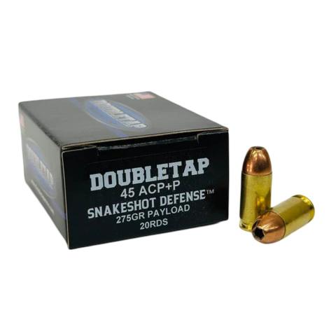 Double Tap DT SnakeShot Handgun Ammunition .45 ACP(+P) 275gr JHP 20/ct - Precision Shot Firearms