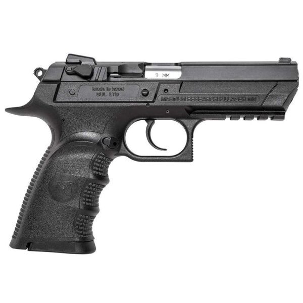 Magnum Research Baby Eagle III Full Size Handgun 9mm 2 10/rd Magazines 4.43" Barrel Polymer Black - Precision Shot Firearms
