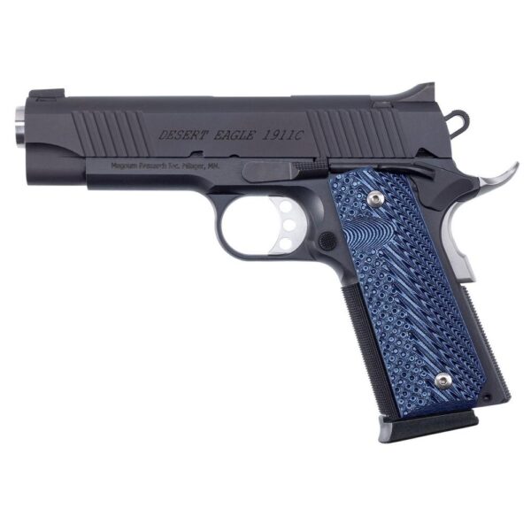 Magnum Research Desert Eagle 1911 C Handgun .45 Auto 8rd Magazine(2) 4.33" Stainless Barrel & Frame G10 Grips - Precision Shot Firearms
