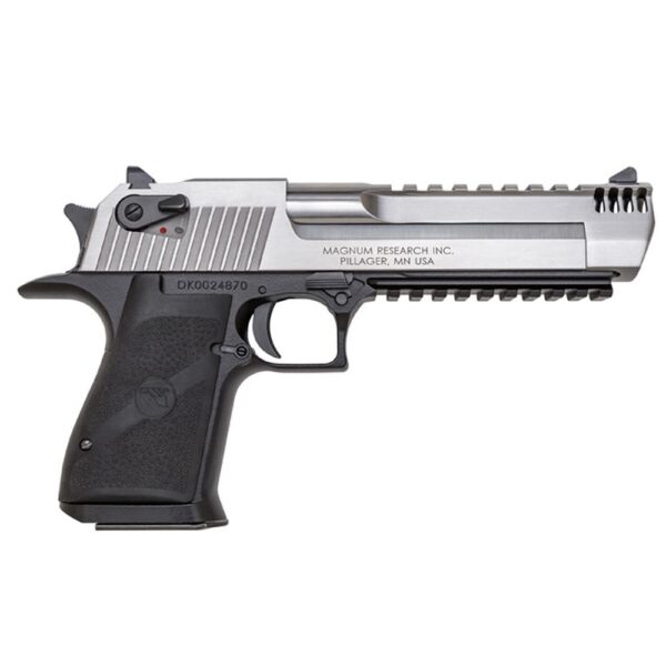 Desert Eagle L6 Handgun .357 Mag 9rd Magazine 6" Barrel Silver Slide with Black Frame - Precision Shot Firearms